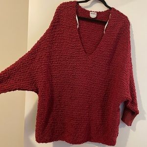 Arula dropped shoulder knit sweater size B(2X)